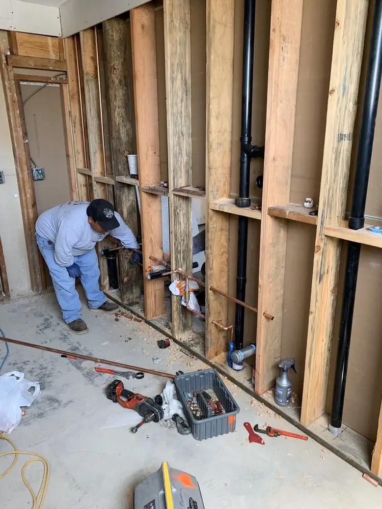 Commercial rough-in plumbing for Water Heater Replacement in Addyston